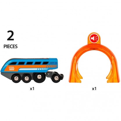 Локомотив BRIO Smart Tech зі звукозаписом