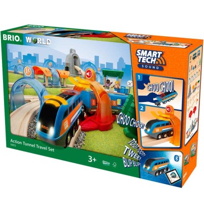 Велика дитяча залізниця Brio Smart Tech