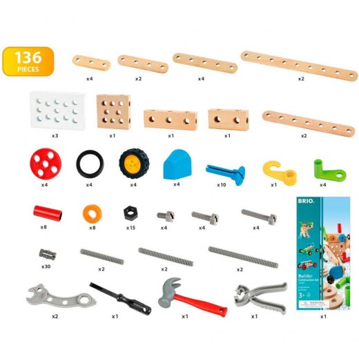 Конструктор BRIO Builder 136 эл.