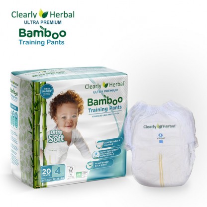 Підгузки-трусики Clealry Herbal Bamboo, розмір 4 (9-15 кг), 20 шт.