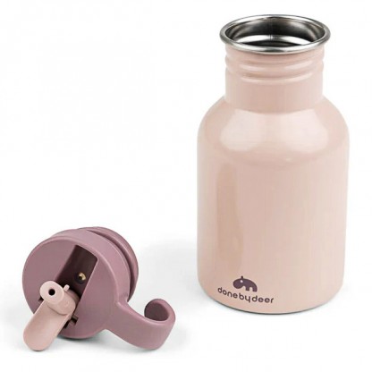 Металева пляшка для води Done by Deer Ozzo 350 мл, пудрова