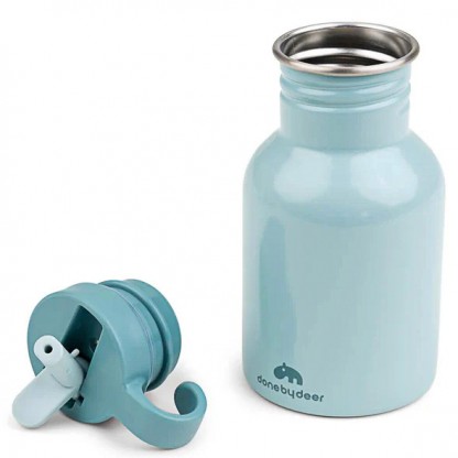 Металева пляшка для води Done by Deer Elphee 350 мл, синя