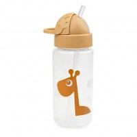 Пляшка з трубочкою Done by Deer Raffi 350 мл, гірчична