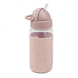 Бутылка с трубочкой Done by Deer Easy-grip Elphee 350 мл, пудровая