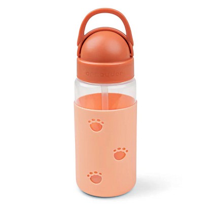 Бутылка с трубочкой Done by Deer Easy-grip Elphee 350 мл, папайя