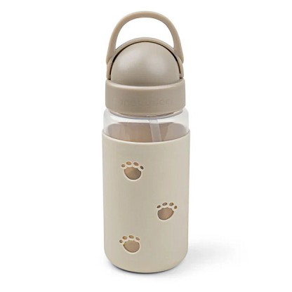 Пляшка з трубочкою Done by Deer Easy-grip Elphee 350 мл, пісочна