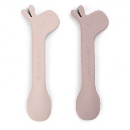 Силиконовая ложка Done by Deer Lalee (2 шт.), пудровая