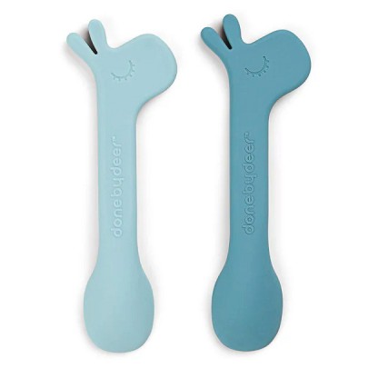 Силіконова ложка Done by Deer Lalee (2 шт.), синя