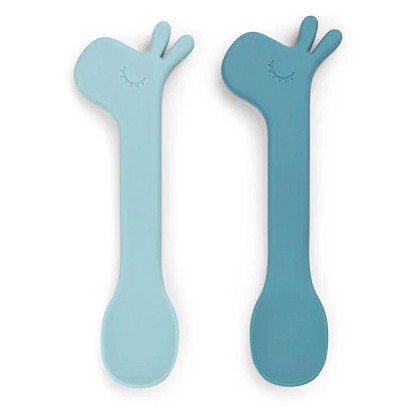 Силіконова ложка Done by Deer Lalee (2 шт.), синя