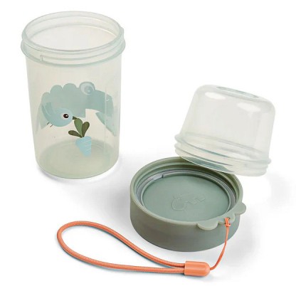 Контейнер для перекусу Done by Deer To-go Croco 2-way (L), зелений