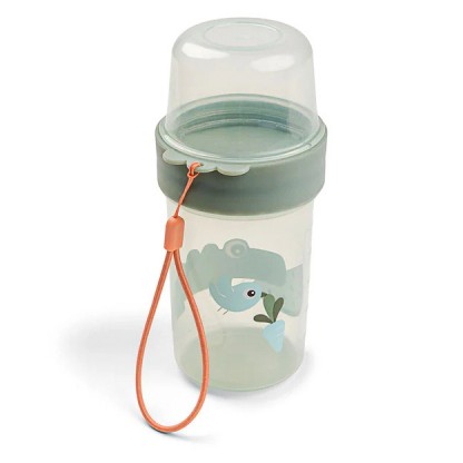 Контейнер для перекусу Done by Deer To-go Croco 2-way (L), зелений