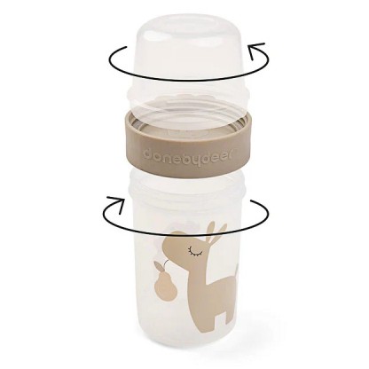 Контейнер для перекусу Done by Deer To-go Lalee 2-way (L), пісочний