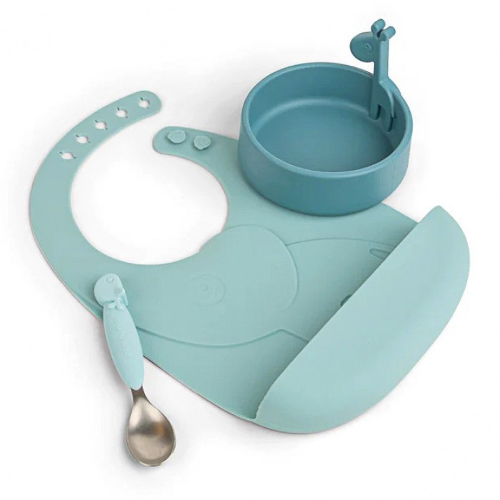 Набір посуду Done by Deer Peekaboo Deer Friends, синій