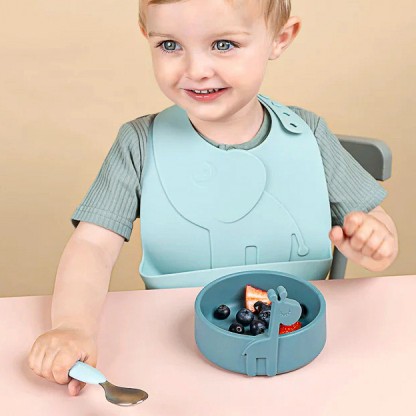 Набір посуду Done by Deer Peekaboo Deer Friends, синій