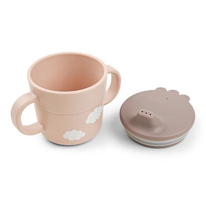 Набор детской посуды Done by Deer Foodie Happy Clouds, пудровый