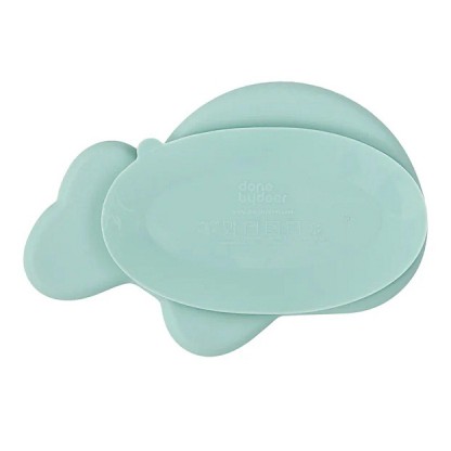 Секционная силиконовая тарелка с присоской Done by Deer Stick&Stay Wally, синяя