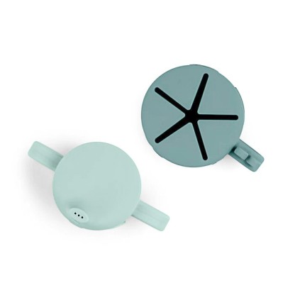 Силиконовый набор чашек Peekaboo Done by Deer Deer Friends, синий