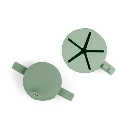 Силиконовый набор чашек Peekaboo Done by Deer Deer Friends, зеленый