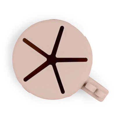 Силіконова чашка для перекусів Done by Deer Peekaboo Raffi, пудрова