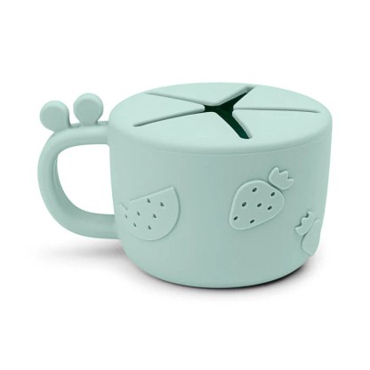 Силіконова чашка для перекусів Done by Deer Peekaboo Raffi, синя