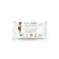 Органічні вологі серветки Eco by Naty без запаху, 56 шт.