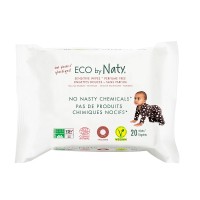 Органічні вологі серветки Eco by Naty, 20 штук