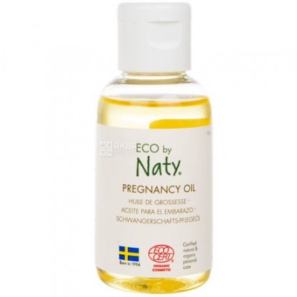 Органическое масло от растяжек для беременных Eco by Naty, 50 мл.