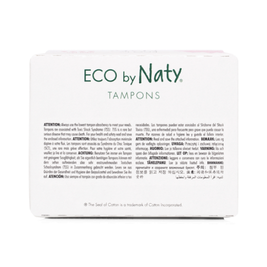 Жіночі гігієнічні тампони ECO BY NATY (на 4 каплі) 15 шт в уп.
