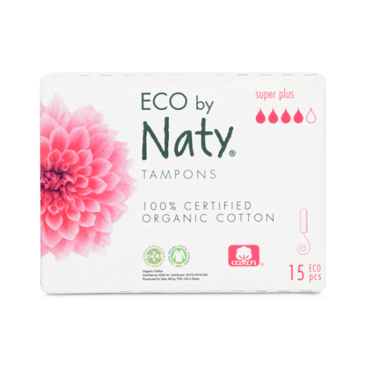 Жіночі гігієнічні тампони ECO BY NATY (на 4 каплі) 15 шт в уп.