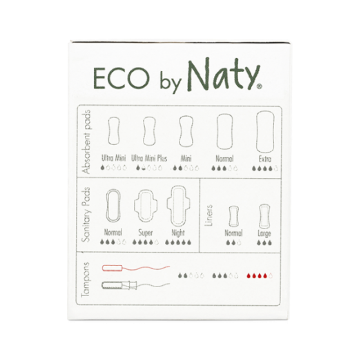 Жіночі гігієнічні тампони ECO BY NATY (на 4 каплі) 15 шт в уп.