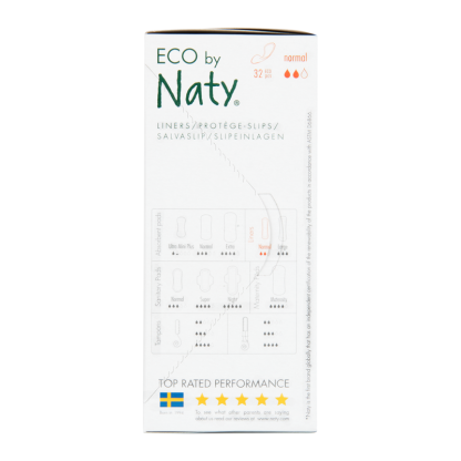Органічні щоденні прокладки  Eco by Naty (2 каплі)  32 шт.