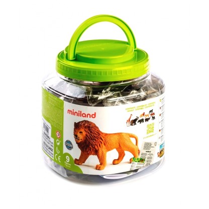 Набор фигурок Miniland Educational Дикие животные 9 шт.