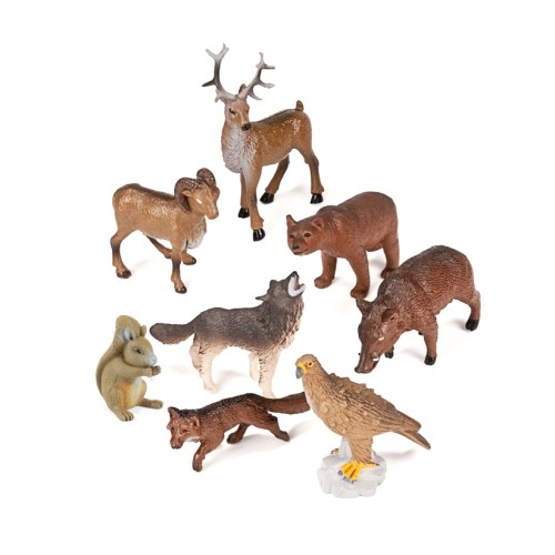Набір фігурок лісових тварин Forest Animals (8 фігурок)