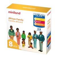 Набір фігурок Miniland Африканська сім'я (8 фігур)