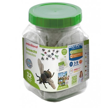Набор фигурок Miniland Educational Насекомые (12 шт.)