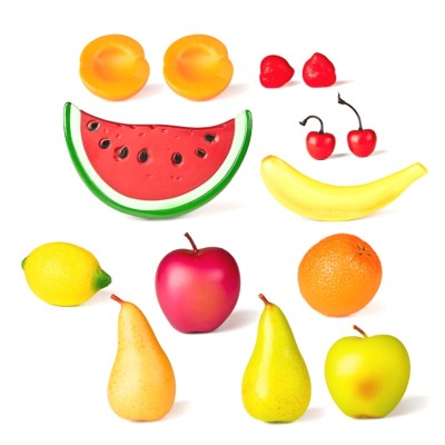 Набір фруктів Miniland в пластиковій кошику, 15 шт.
