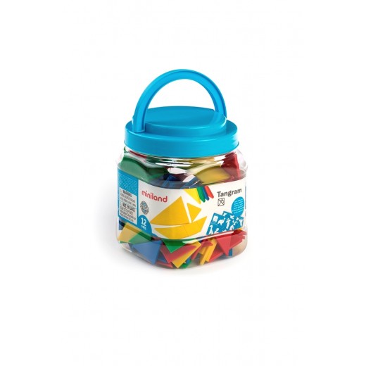 Танграм (12 комплектов) в контейнере