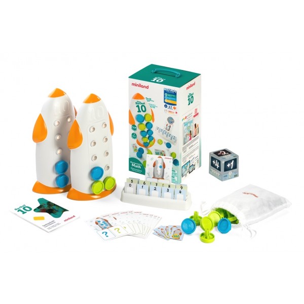 Математична гра Miniland "The Rocket 10"