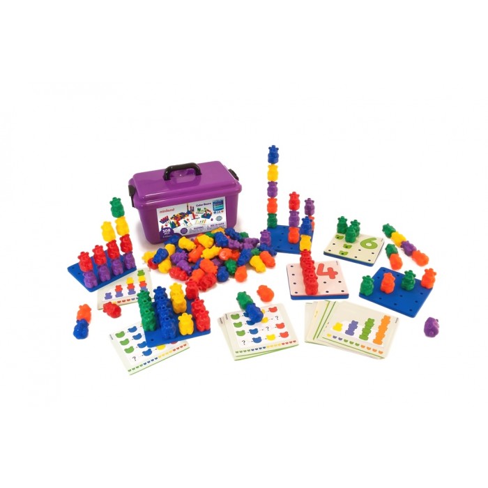 Набір навчальний Colour Bears, 108 дет., у великому пласт.контейнері