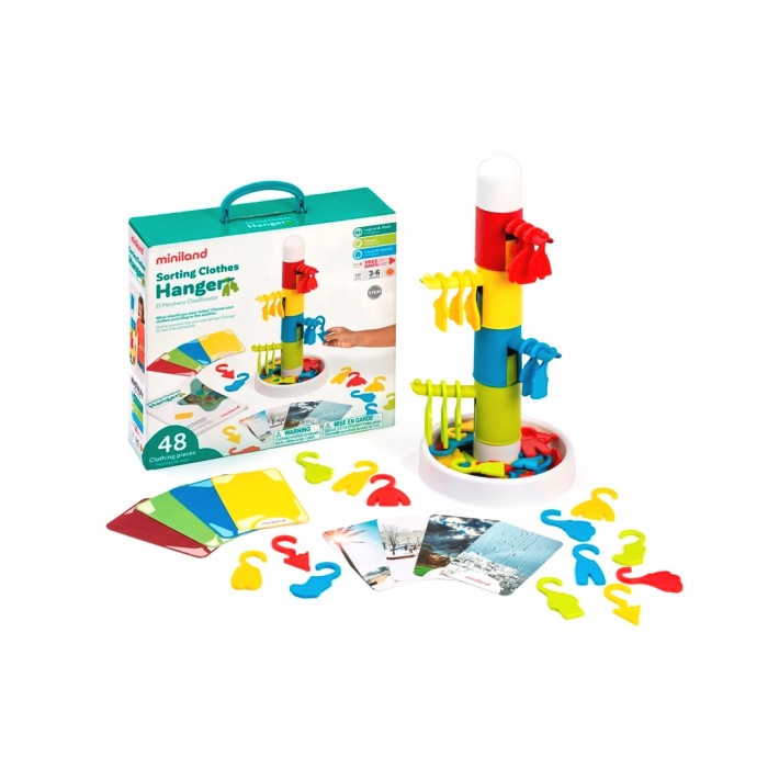 Сортер Miniland Educational Sorting Clothes Hanger
