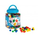 Набір фішок для мозаїки Miniland Pegs 20мм, 650 шт. Набір фішок для мозаїки Miniland Pegs 20мм, 650 шт.