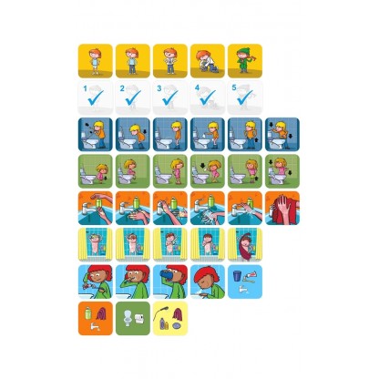 Дидактический набор Miniland «Гигиенические процедуры»