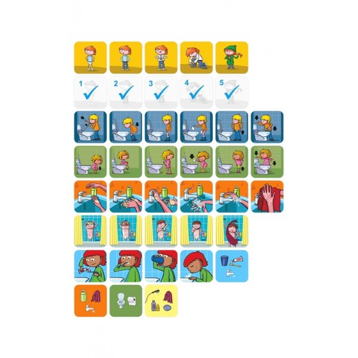 Навчальний набір Miniland Гігієнічні процедури