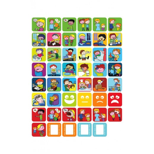 Картки повсякденності Learning Bits: Behavior & Daily Tasks (3-6 років)