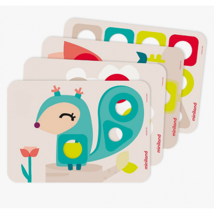 Еко-конструктор Miniland — набір болтів і гайок