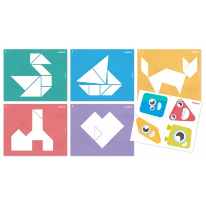 Набір Танграм Miniland Educational для світлового столу