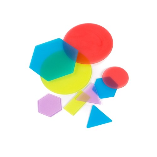 Набір геометричних фігур для світлових столів Miniland Educational