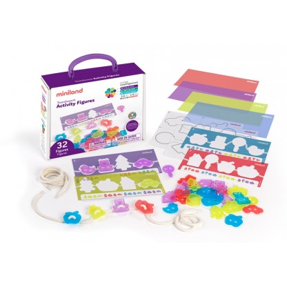 Набір фігур Miniland Educational для сортування на світових столах