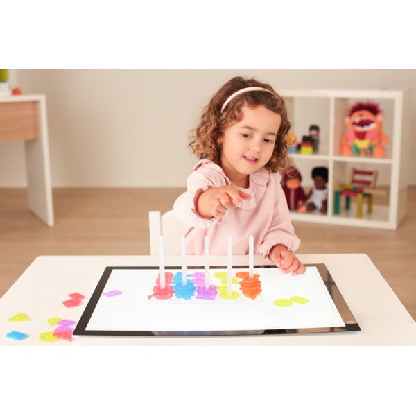 Набор Miniland Educational для сортировки и счета на световом столе