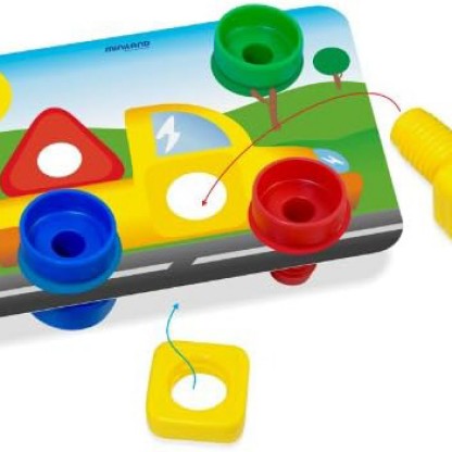 Конструктор Miniland Набор болтов и гаек